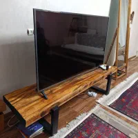 میز تلویزیون چوبی روستیک اصل