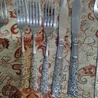 چاقو چنگال قدیمی سیاه قلم