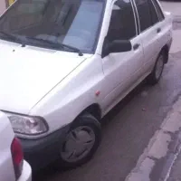 پراید ۹۰ بی ضربه شاسی سالم دوررنگ