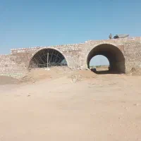 پل طاقی سنگ مالون کفپوش کانال بتنی