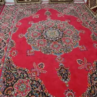 دو فرش 12متری خوش نقش در حد 700 به همراه 6عدد پشتی