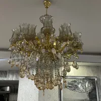 لوستر برنج ۱۵ شاخه