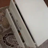 پاتختی یا عسلی مبلی سفید