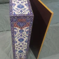 جعبه طرح فرش وجعبه درب شفاف چوبی صادراتی