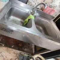 سینک صنعتی ایران آلمینیوم باهمه متعلقات قیمت مناسب