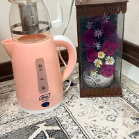 قوری کتری سالم با اشانتیون گل