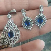 فروش انگشترنقره اصل. ست زنونه
