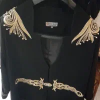 کت دامن زنانه بسیار مشکی سایز ۴۸
