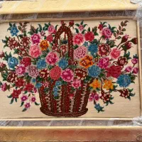 تابلو فرش دستباف ابریشم