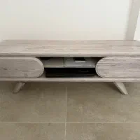 میز زیر تلوزیونی طوسی