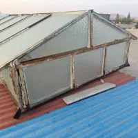 نور گیر پشت بام گلخانه ای