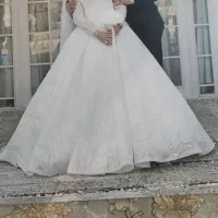 لباس عروس  بسیار زیبا سنگدوزی