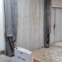 پرده کامل زیرپرده با حریرویالن پرده شیک وجدید