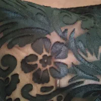 چادرگل آینه ای زیبا دوخته شده
