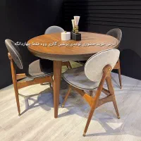 نیلپر میز ناهارخوری باروس و صندلی غذاخوری آلما