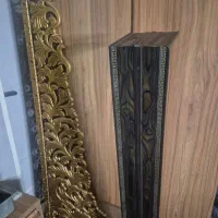 دو عدد قاب پرده چوبی