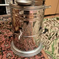 سماور  و منقل زغالی استیل طرح ترکیه