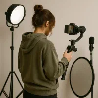 ادمین تولید محتوا با تجهیزات در پلتفرم مدنظر شما