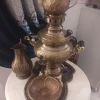 سماور برنجی گازی