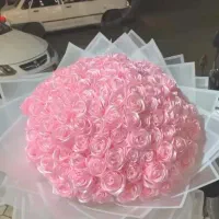 دسته گل روبانی