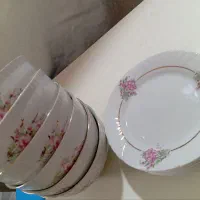 کاسه و پیش دستی ابگوشت خوری چینی