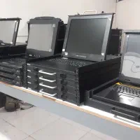 مانیتور kvm برند aten و hp نو و استوک