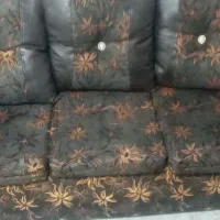 مبل ۷نفره ویک میز ناهارخوری سفید