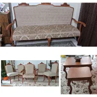 مبلمان ۹ نفره همراه جلومبلی و عسلی