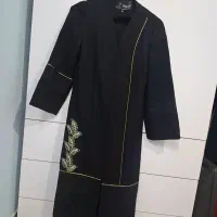 مانتومجلسی مشکی شاین دارسایز۴۰