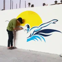 دیوار نویس و نقاش