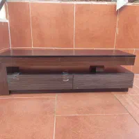میز تلویزیون چوبی دو تکه