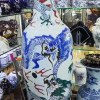 گلدان 2 متری چینی سالنی و هتلی لوکس