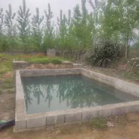 زمین باغچه استخر دار، حومه رشت