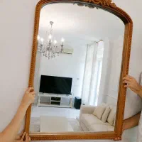 آینه قدی گنبدی هلالی چوب