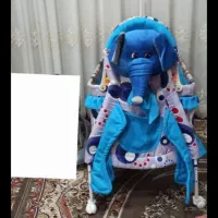 گهواره مدل فیل وکالسکه کاملا سالم