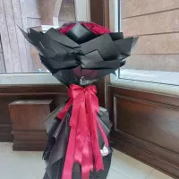 دسته گل رز طبیعی بزرگ