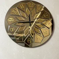 ساعت دیواری آینه ای مدرن