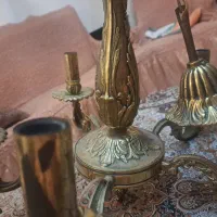 لوستر ۵ شاخه برنز کلاسیک و شیک