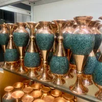 گلدان صراحی فیروزه کوب
