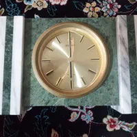 ساعت رومیزی سیکواصل ژاپن بدنه سنگ مرمر کوارتز
