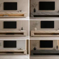 میز تی وی TVسنگی و تراورتن