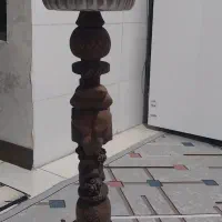 قیلون بلند تنه چوب گردو