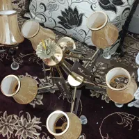 لوستر|لوستر و چراغ آویز|بندر گناوه, |دیوار