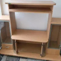 میز تلویزیون و کریر و چراغ ساندور استپ وی
