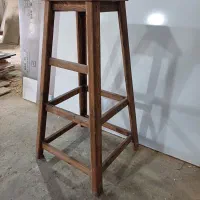 چهارپایه چوبی