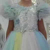 پیراهن دخترانه  سایز ۳الی ۷سال