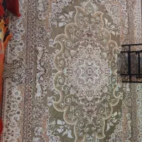 یک جفت فرش ۶متری گل برجسته تمام نخ