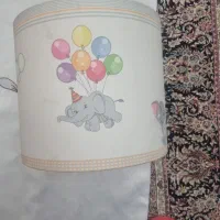 پرده و لوستر اتاق کودک طرح فیل