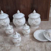 بانکه چینی طرح پر طاووس