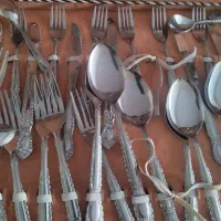 قاشق چنگال قدیمی دکوری